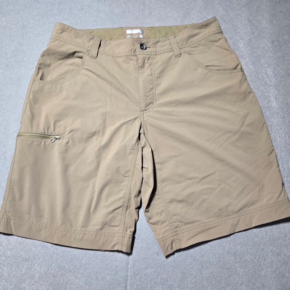 Marmot Mens Hiking Shorts Tan Khaki Size 32 Outdoor Trail Cargo Pocket